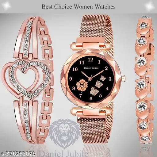 Euro Trendz Rose Girls Watch