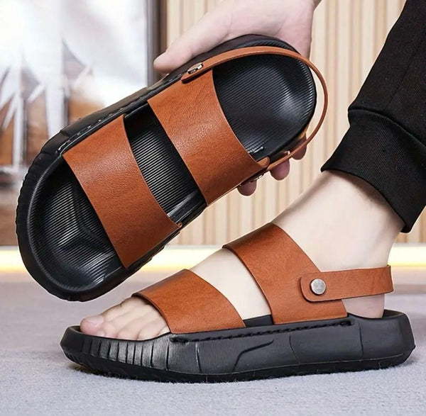 Euro Trendz Men's Stylish Breathable Casual Sandal Brown