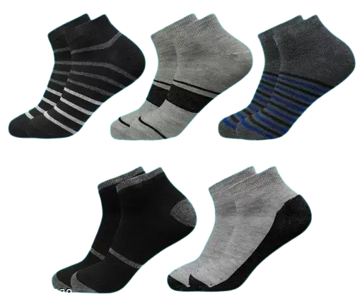 Euro Trendz whippet Men Ankle Length Socks (Pack of 5 )