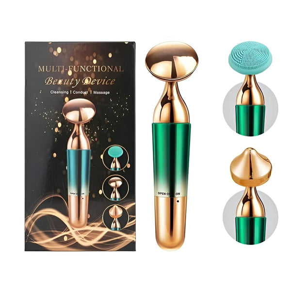 Euro Trendz 3-in-1 Face, Neck & Eyes Massager
