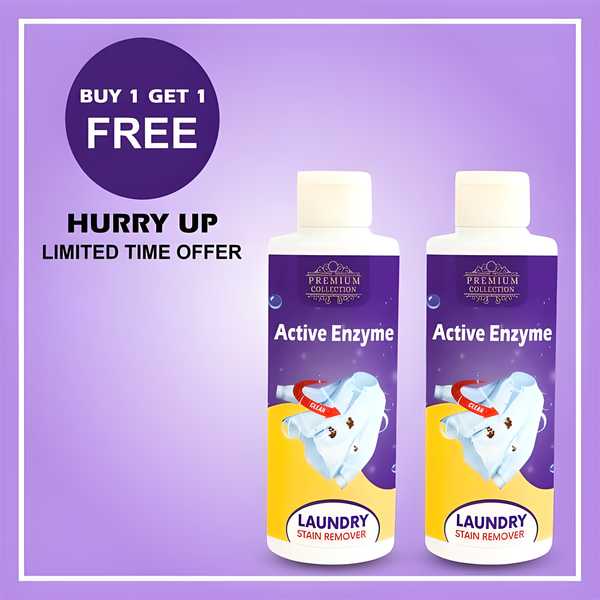Euro Trendz Laundry Stain Remover Active Enzyme Liquid Instant Spot Cleaning 100ml (Pack of 2)