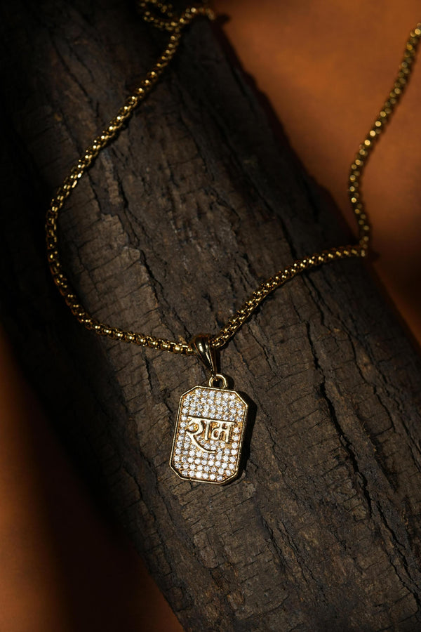 Euro Trendz  Shree Ram Pendant with Chain