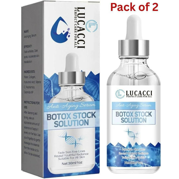 Euro Trendz Botox Stock Solution Fade Skin Fine Line  30ML (Pack of 2)