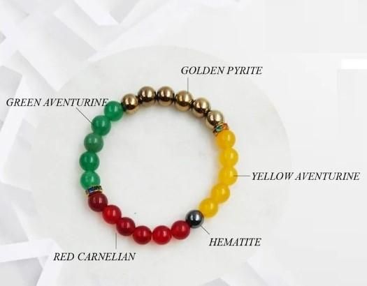 Euro Trendz Natural Round Beads Magnetic Hematite Cryst money megnet