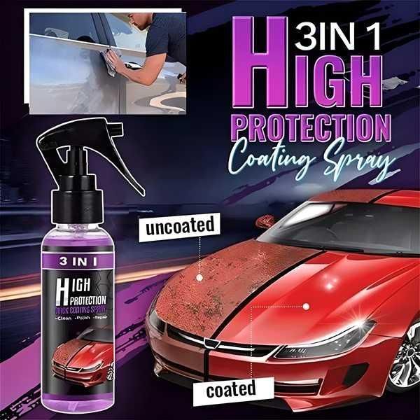 Euro Trendz Hydrophobic Polish Nano Coating Agent Car Scratch Spray Cars Polishing for Motorcycles, Boats (Pack of 2)