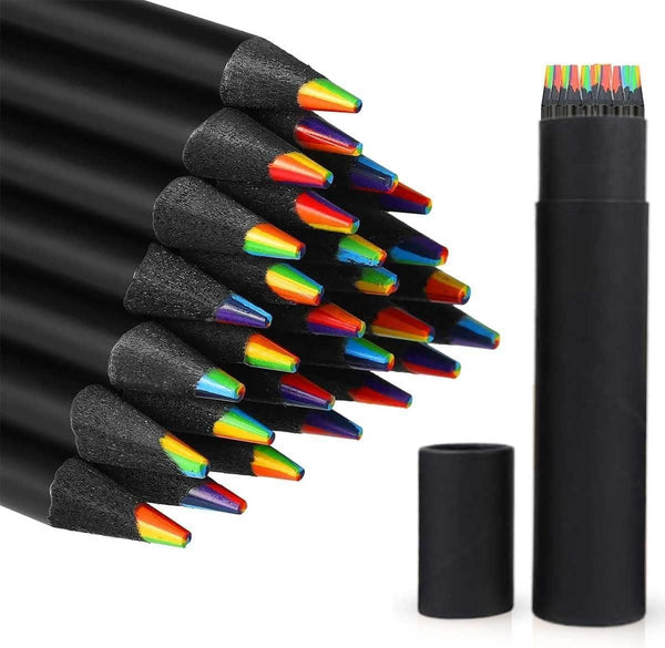 Euro Trendz 12 Pieces Rainbow Pencils