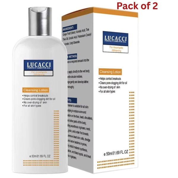 Euro Trendz Lucacci For Accne Spot Cleansing Lotion 50Ml (Pack of 2)