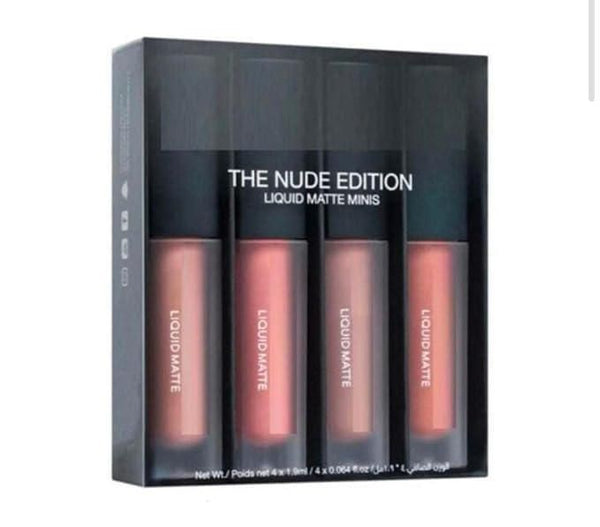 Euro trendz Nude Red Edition Different Shades Liquid Lipstick Set of 4 (16ml)