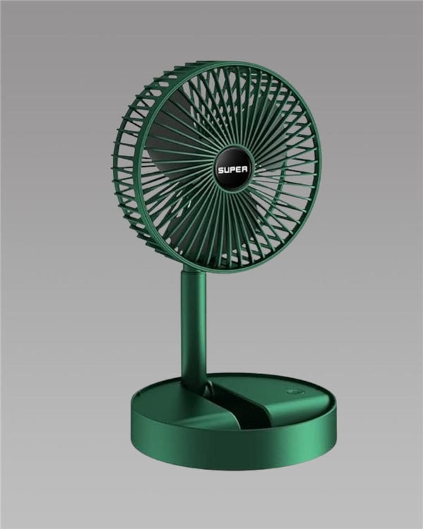 Euro Trendz Adjustable Height Telescopic Rechargeable Standing Fan Rechargeable Pedestal Fan