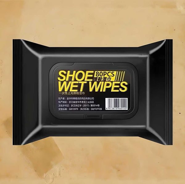 Euro Trendz Natural Sneaker & Shoe Cleaner Wipes - 1 Packs of 80