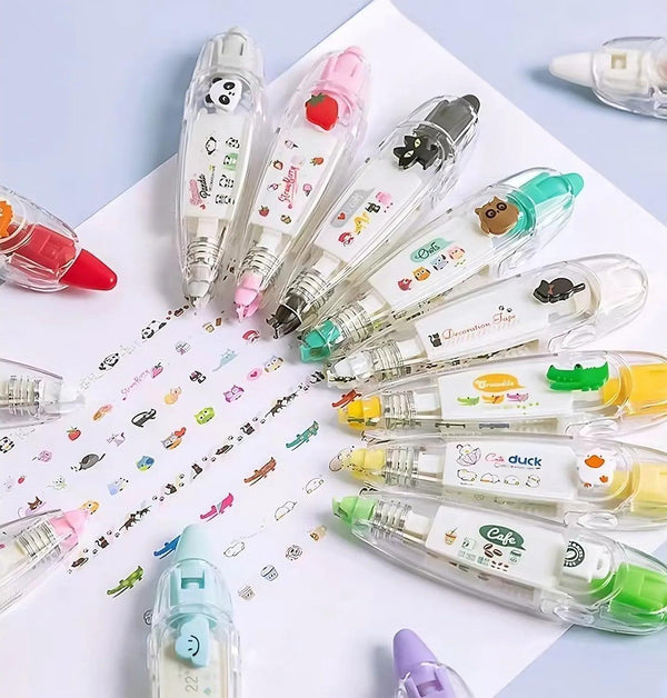 Euro  Trendz Decoration Tape Cute Novelty Sticker Pen Machine Pack of 2